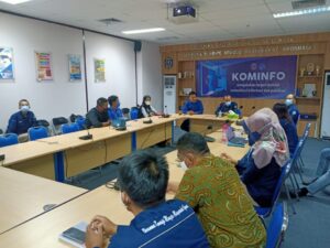 Silaturrahmi dan Sharing Informasi Diskominfotik Wajo di  Kota Bontang