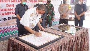 Bupati Wajo Hadiri Pencanangan Pembangunan Zona Integritas WBK Dan WBBM, Ini Harapannya