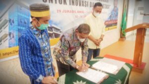 Bupati Wajo Hadiri Penanda Tanganan MoU antara Pemda Wajo Dengan Perguruan Tinggi UMK