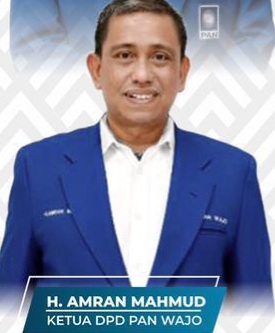 Amran Mahmud Kembali Terpilih Ke Empat Kalinya Pimpin Partai DPD PAN Wajo