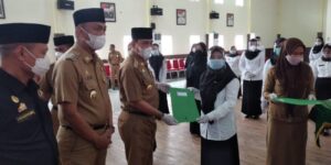 Sebanyak 92 Pegawai Honorer Diangkat Jadi Pegawai Pemerintah