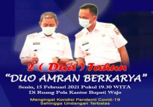 Dua Tahun Kepemimpinan Duo Amran Di Bumi Lamadukkelleng,Bupati : Kami  Menyadari Masih Banyak Beban Utang Dan Janji Politik Belum Tertunaikan