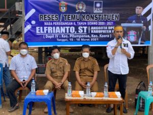 Reses Elfrianto, Warga Minta Perhatian Pemerintah Dalam Perkembangan Kemajuan Bidang Pertanian, Perikanan dan Perkebunan