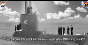 Kedalaman 838 Meter,Kapal Selam KRI Nanggala 402 Ditemukan Satgas SAR