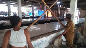 Tidak Layak Pake, Lods Penjual Ikan Pasar Kaluku Segera di Relokasi