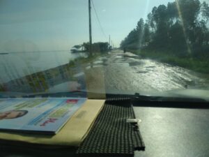 Sekitar 150 M Ruas Jalan Bangsalae Rusak Parah