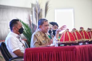 Diikuti Kepala Desa Se-Wajo, Amran Mahmud Buka Sosialisasi Desa Digital