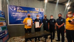 Bersama Perangi Narkoba, BNK dan Wajo Max Owner’s Tandatangani MoU
