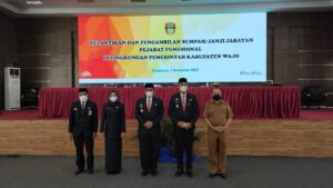 Lantik Pejabat Fungsional, Amran Mahmud : Saudara Harus Bangga menduduki Jabatan Fungsional
