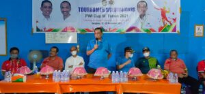 Buka PWI Cup III 2021, Amran Mahmud Komitmen Kembangkan Olahraga di Wajo