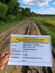 Dahulu Calodo-Lapaukke Wajo Jalur Ekstrem, Kini di Era Duo Amran Mulus Dibeton