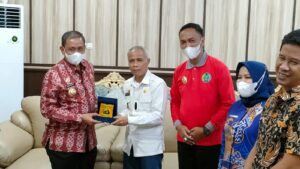 Duo Amran Menerima Kunjungan kerja Wabup Pangkep