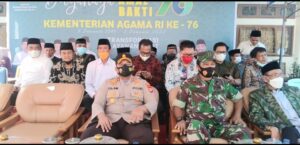 Kapolres Wajo Hadiri Upacara Peringatan HAB Kementerian Agama RI Ke- 76