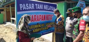 Pasar Tani dan Nelayan Diresmikan Bupati Wajo, Bantu Petani-Nelayan Tingkatkan Pendapatan