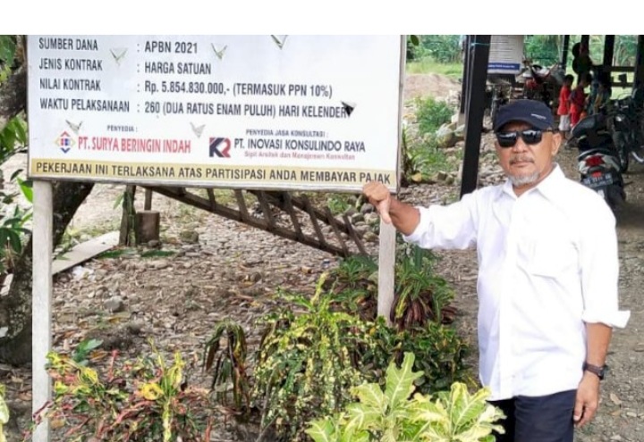 Pembangunan pengendalian banjir sungai Awo – Bulete Kecamatan Keera/Pitumpanua Kabupaten Wajo disorot