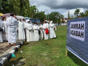 Jelang Keberangkantan, CJH Wajo Ikuti Simulasi Haji