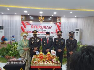Tasyakuran Hari Bhayangkara ke-76,Kapolres Wajo Apresiasi Dukungan Pemkab Wajo