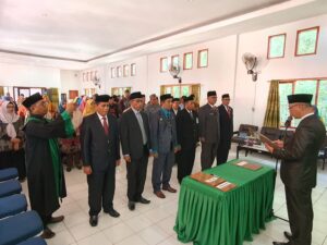 Kakan Kemenag Wajo Lantik Pejabat Struktural, 3 Diantaranya Pejabat Baru