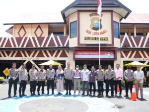 Dipimpin Ketua Tim Andi Anas Chaerul Melaksanakan Kunjungan Kerja di Mapolres Soppeng