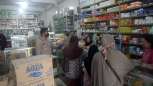 Kapolsek Tempe Terjun Langsung Pengawasan Peredaran Penjualan Obat Sirup