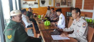 Kapolsek Pammana Polres Wajo Coffee Morning bersama Tomas dan Tripika