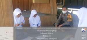 Polisi Sahabat Anak, Bhabinkamtibmas Polres Wajo Sambangi Siswa SMAN 4 Wajo