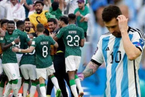 Hasil Piala Dunia 2022: Kejutan, Arab Saudi Permalukan Argentina, Gol Messi Dianulir