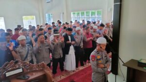 Pray For Cianjur,Polres Wajo Gelar Ibadah Sholat Ghoib untuk Korban Bencana Alam