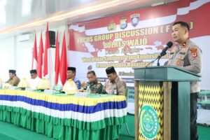 Polres Wajo Adakan Giat FGD, Ciptakan Kamtibmas Kondusif Di Wilayah Kampus IAI As’Adiyah Sengkang