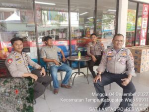 Kanit Intelkam Polsek Tempe Polres Wajo Monitoring Pemilihan Ketua Umum PP As’adiyah