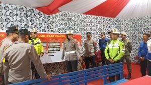 Kapolres Wajo Gelar Patroli dan Pengecekan Pelaksanaan Pos Pelayanan Ops Lilin 2022