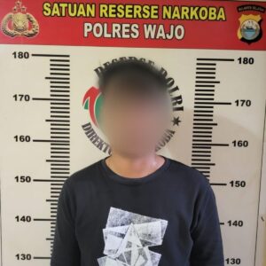 Sat Res Narkoba Polres Wajo Ciduk Pengedar Shabu 24,944 gram di Belawa