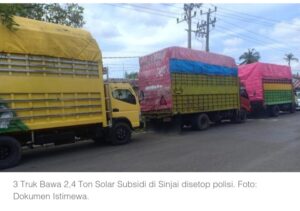 Sebanyak 2,4 Ton Solar Subsidi di Sinjai diamankan polisi