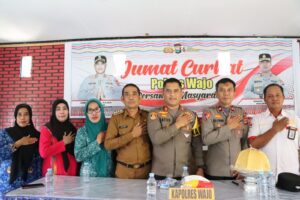 Jumat Curhat di Majauleng,Kapolres Wajo Berpesan Jaga 3 S