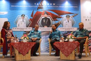 Amran Mahmud Beberkan Keseriusan Wajo Kembalikan Kejayaan Sutera di Talkshow INACRAFT