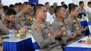 Kapolres Wajo Hadiri Giat Taklimat Akhir Audit Kinerja Itwasda Polda Sulsel