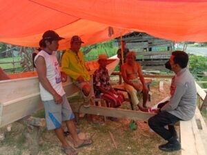 Wujudkan Sitkamtibmas Tetap Aman dan Kondusif, Polsek Sajoanging Polres Wajo Giat Sambang