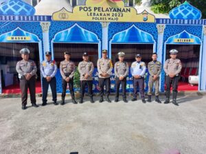 Kehadiran Pospam dan Posyan Lebaran 2023, Kapolsek Tempe: Berikan Rasa Aman dan Nyaman kepada Masyarakat