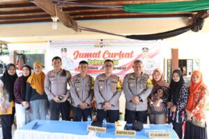 Serap Aspirasi Warga, Polres Wajo Gelar Jumat Curhat di Desa Ujungpero Sabbangparu