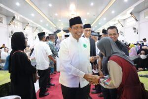 Didampingi Kakan Kemenag, Amran Mahmud Buka Bimbingan Manasik Jamaah Haji Kabupaten Wajo