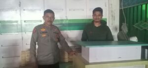 Personil Polsek Maniangpajo Polres Wajo Giat Patroli Biru di Proyek Vital dan Fasilitas Publik
