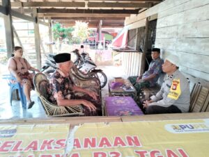 Door To Door System Jurus Ampuh Bhabinkamtibmas Polsek Majauleng Polres Wajo Sampaikan Pesan Kamtibmas