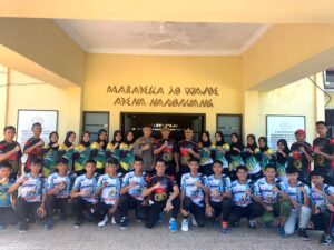 Kapolres Wajo Lepas Kontingen Tim Bola Volly Kapolda Cup,Ini Pesannya