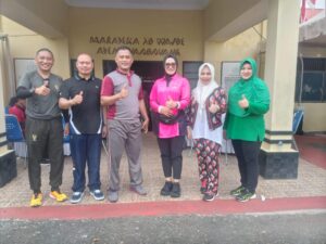 Ketua DPRD Wajo Ikut Giat Gerak Jalan Santai dan Senam Olahraga Bersama Polres Wajo