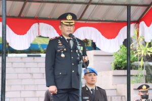 Kapolres Wajo Pimpin Upacara Hari Bhayangkara Ke – 77 di Lapangan Upacara Pemkab Wajo