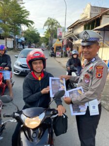 Gelar Operasi Patuh,Kasat Lantas : Masyarakat Wajo dapat Meningkatkan Kedisiplinan Berlalu Lintas