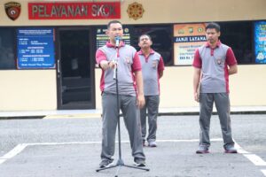 Pimpin Apel Pagi,Berikut Penyampaian Waka Polres Wajo dan Kasi Propam ke Personel