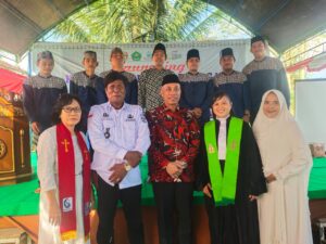 Kakan Kemenag Wajo Hadiri Laundching Kampung Moderasi Beragama di Pitumpanua