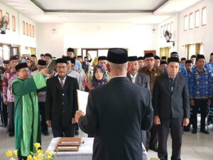 Lantik 3 Kepala Madrasah, ini Pesan Kepala Kantor Kemenag Wajo