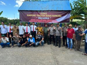 Dirresnarkoba Polda Sulsel Kunjungi Kampung Tangguh Bebas Narkoba